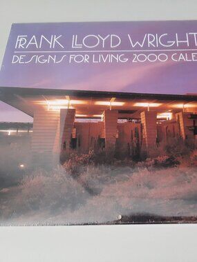 Frank Lloyd Wright Design For Living 2000 Calendar - New/Sealed